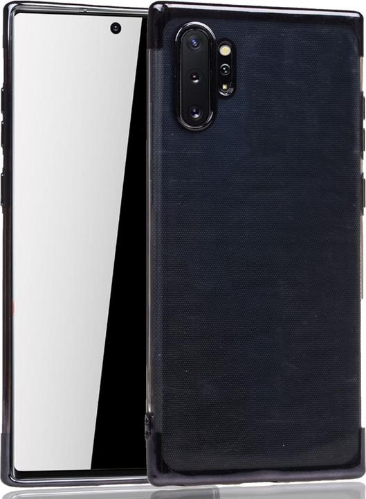 Produktbild König Design Handyhülle für Samsung Galaxy Note 10 Plus Case Cover Schutz Schutzhülle Schwarz (Samsung Galaxy Note 10 Plus)