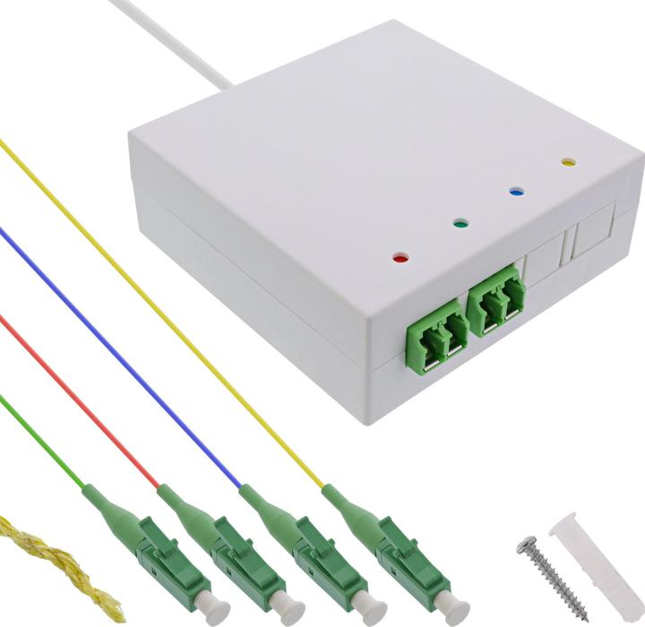 Actual product image InLine FTTH connection box (Network cable)