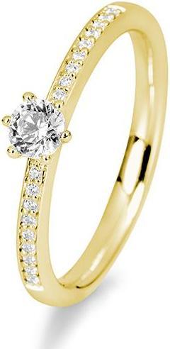 Breuning Verlobungsring Pavé (51, 585/14 K Gold)