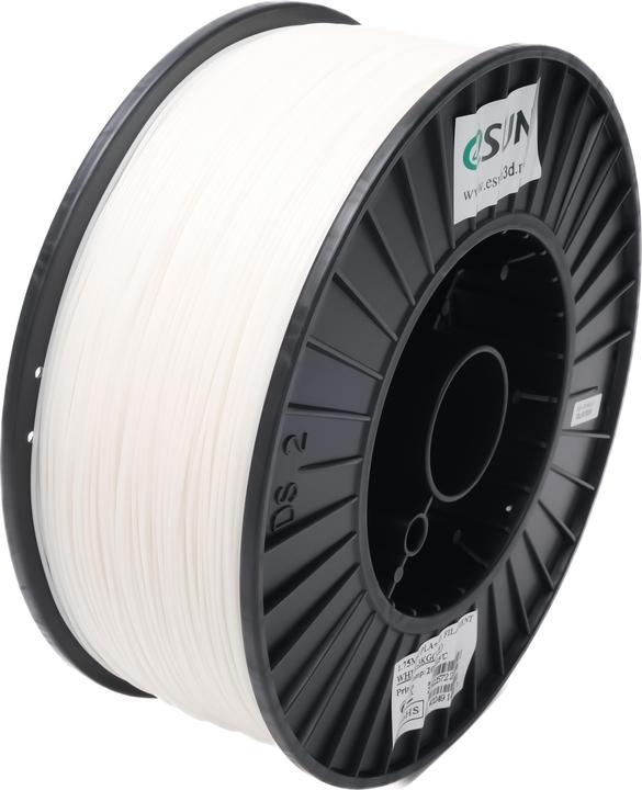 Image du produit eSUN Filament PLA+ 1.75mm Blanc 3Kg (PLA+ LECTURE, 1.75 mm, 3000 g, Blanc)