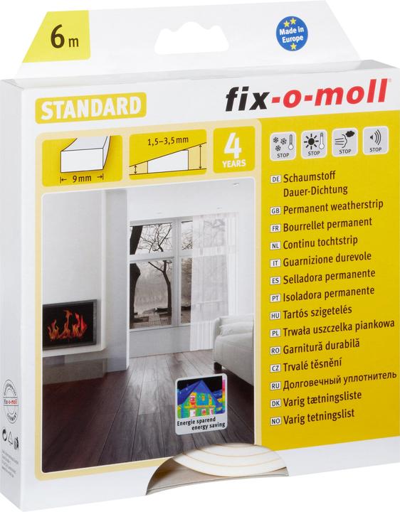 Actual product image Fix-o-moll Foam permanent seal