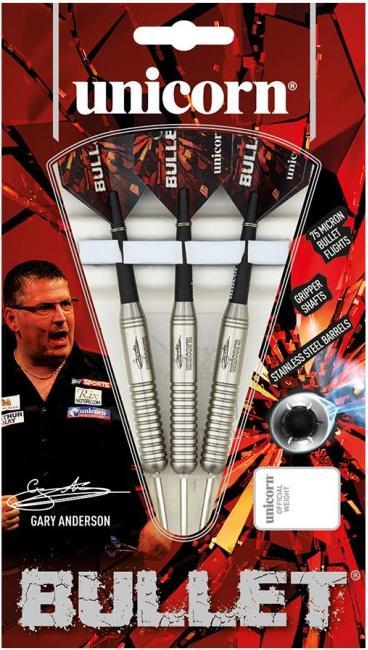 Actual product image Unicorn Bullet Gary Anderson Steel Darts (22 g)