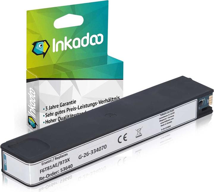 Immagine prodotto Inkadoo cartuccia d'inchiostro compatibile in sostituzione di HP 973X adatta per HP PageWide Pro 450 (FC)
