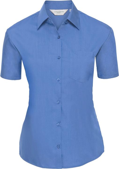 Produktbild Russell Collection Poplin Bluse Kurzarm pflegeleicht (L)