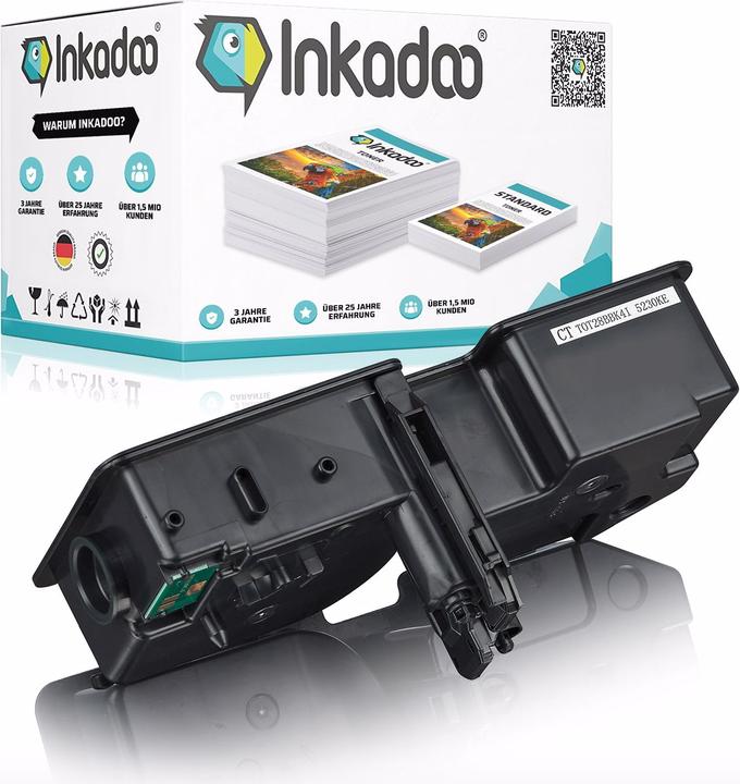 Actual product image Inkadoo compatible toner to replace Kyocera TK-5240 suitable for Kyocera ECOSYS M 5526 cdn Kyocera (C)