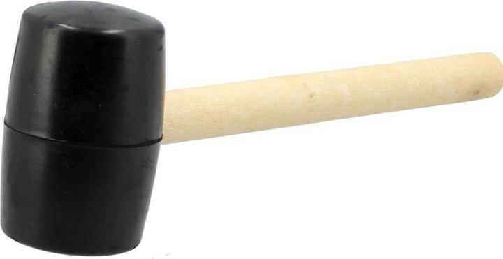 Image du produit Toya Marteau en caoutchouc Vorel 70 mm manche en bois 33900 (1000 g)