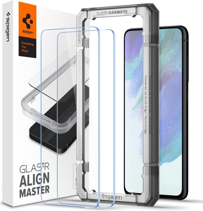 Produktbild Spigen ALM Glas.Tr Samsung S21 FE 2szt. szkło hartowane AGL03088 (2 Stück, Samsung Galaxy S21 FE)