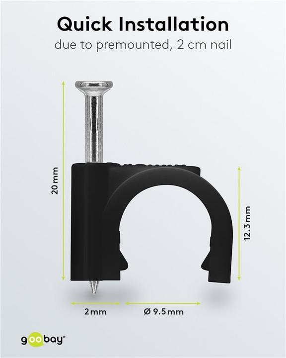Actual product image Goobay Kabelschelle