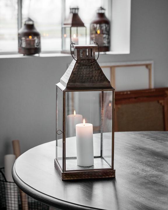 Produktbild House Doctor Windlicht, HDVivi, Antikes Messing-Finish (19 x 19 x 46 cm, 1 x)