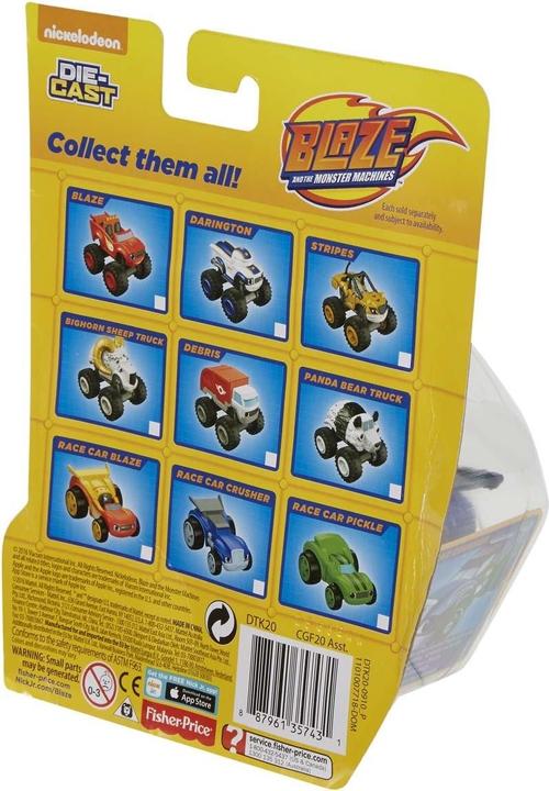 Productafbeelding Blaze And The Monster Machines FISHER PRICE "Blaze en jeep monsters" auto (metaal), CGF20