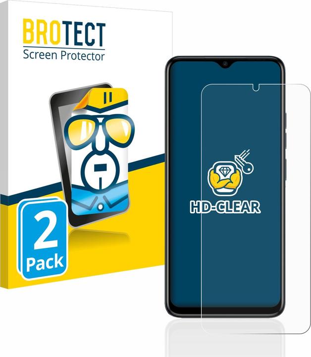 Produktbild BROTECT Schutzfolie Displayschutz Klar (2 Stück, Tecno Spark Go 2023)