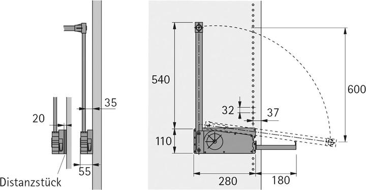 Productafbeelding Hettich Kledinglift Duo Lift 10 (1 Pcs.)