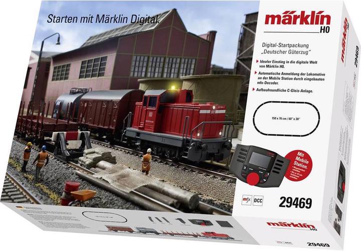 Actual product image Märklin Digital starter pack for modern shunting DHG 700 of the DB-AG (Track H0)