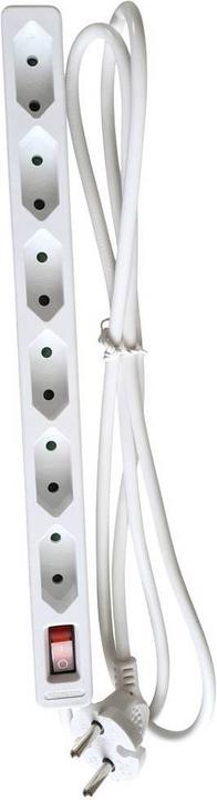 Actual product image As - Schwabe Power strip 6-way with switch (6 x, CEE 7/16, 1.40 m)