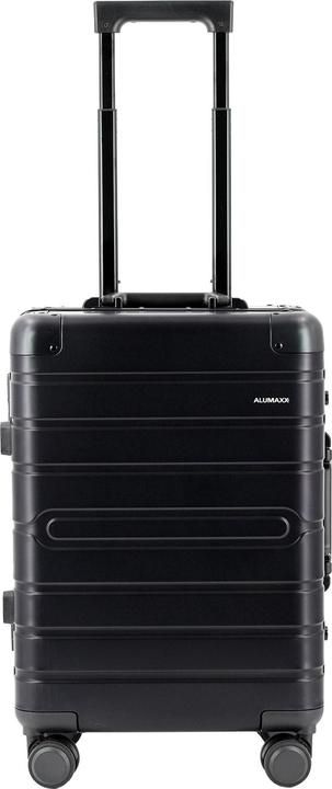 Alumaxx Reisetrolley, mit Vollalukoffer, schwarz (37 l, Handgepäck (bis 50l))