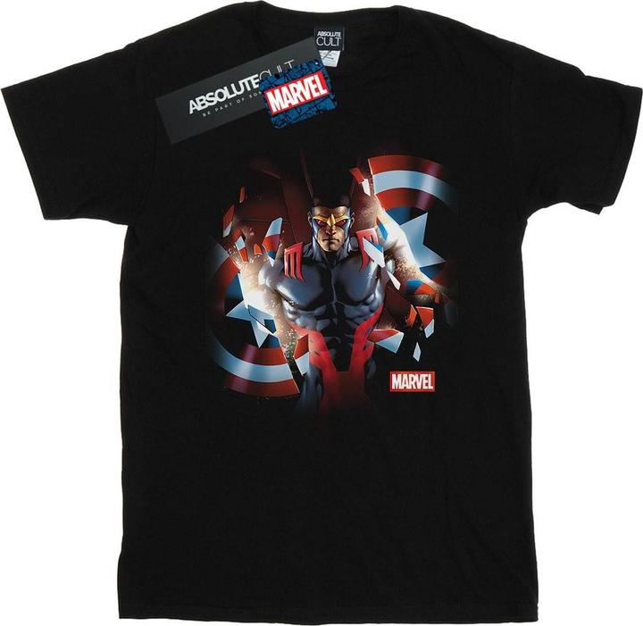 Captain America Sam Wilson Shield Breakthrough TShirt (4XL)