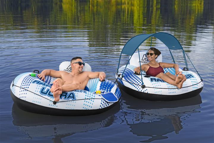 Actual product image Bestway Hydro-Force Rapid Rider Ultra River Tube with with Zippered Storage 1.52 m