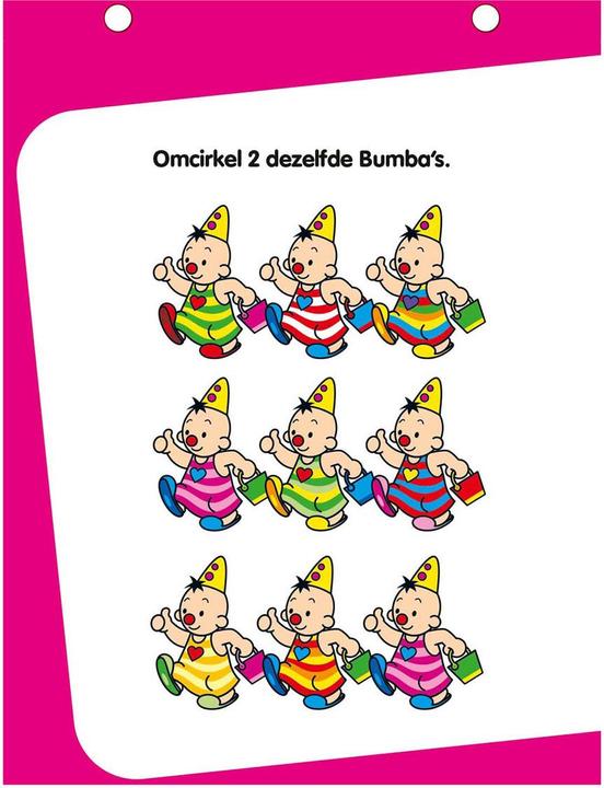 Actual product image Bumba tear-off calendar