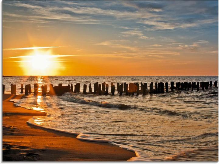 Produktbild Artland Schöner Sonnenuntergang am Strand T3ZU (60 x 45 cm)