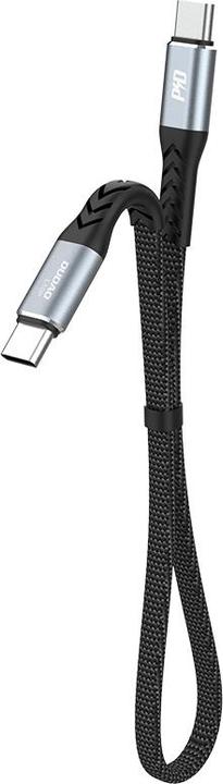 Produktbild Dudao USB-C to USB-C 100W PD 0.23m cable (black) (0.23 m, 100 W)