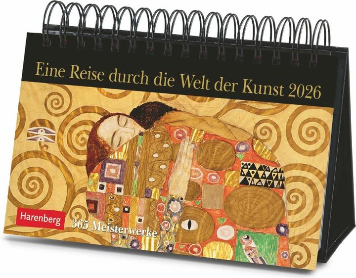 Produktbild Harenberg Eine Reise durch die Welt der Kunst Premiumkalender 2026 - 365 Meisterwerke (23 x 17 cm, Harter Einband, Deutsch)