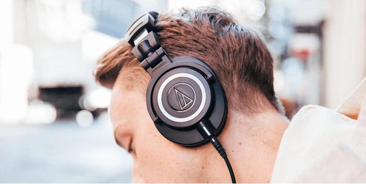 Immagine prodotto Audio-Technica ATH-M50x (Nessuna soppressione del rumore, Cablato)