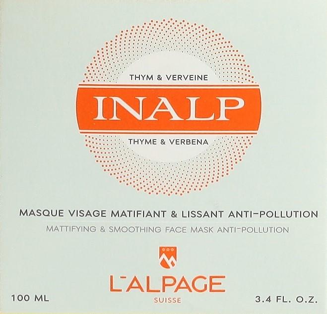 Actual product image L'Alpage Suisse Mattifying & Smoothing Face Mask Anti-Pollution (100 ml)