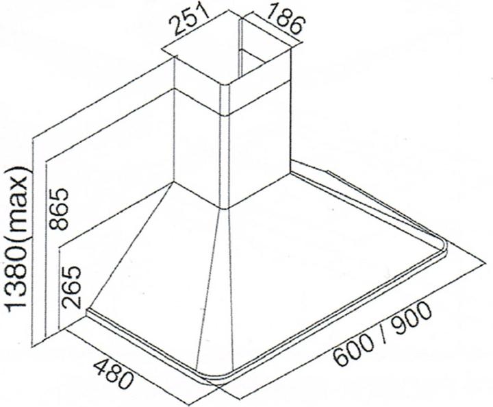 Image du produit Kaiser A 9315 ElfEm Eco inkl.Umluftset (Hotte murale)