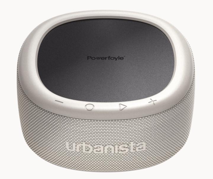 Produktbild Urbanista Malibu Desert Gray Tragbarer Bluetooth Lautsprecher mit Solarzelle (24 h, Solarenergie)