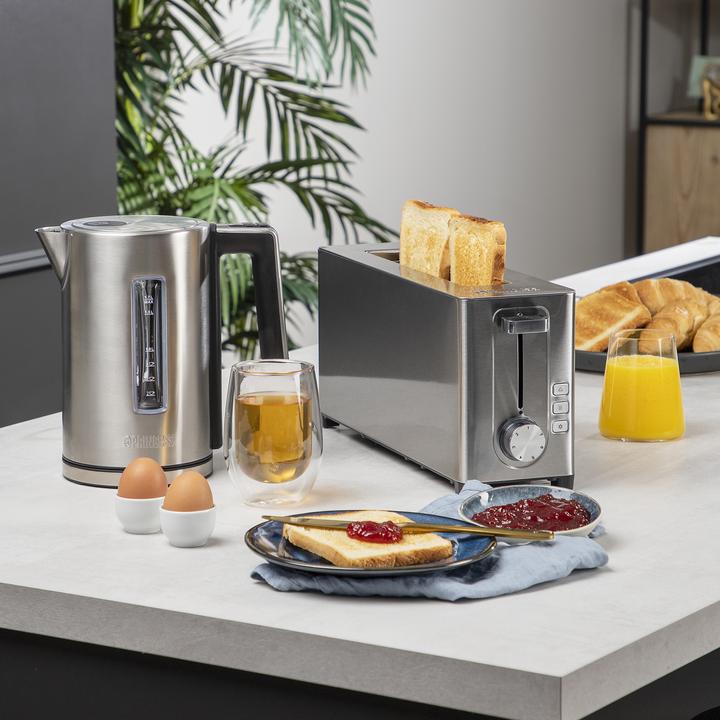 Productafbeelding Princess 142401 Stalen broodrooster Lange sleuf - 7 instelbare standen - 1050 W (EU-stekker)