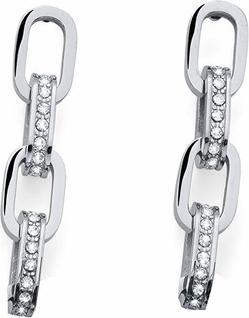 Crystalp Trendy Steel Earrings with Touch Link Crystals 40524.E