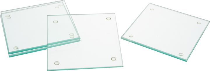 VBS Glasuntersetzer, 4 Stück, 9 cm (4 x, Glass coaster)