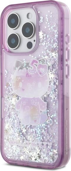 Immagine prodotto Hello Kitty HKHCP16XL50PPU Custodia rigida per iPhone 16 Pro Max 6.9" viola/viola Liquid Glitter 50TH Ann (Apple iPhone 16 Pro Max)