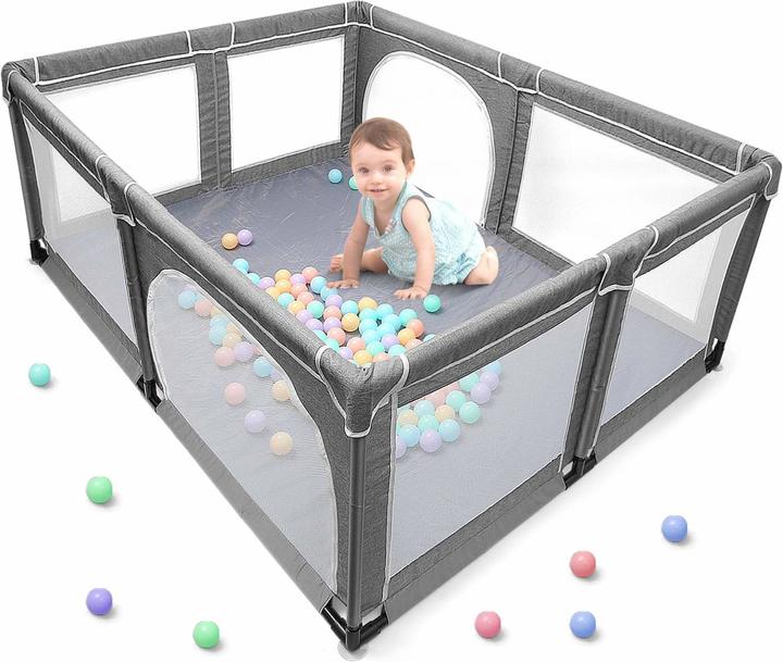 Image du produit Yobest Parc pour bébé (141 cm, 184 cm)