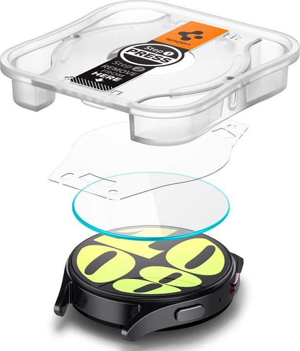 Actual product image Spigen Glas.tR EZ Fit
