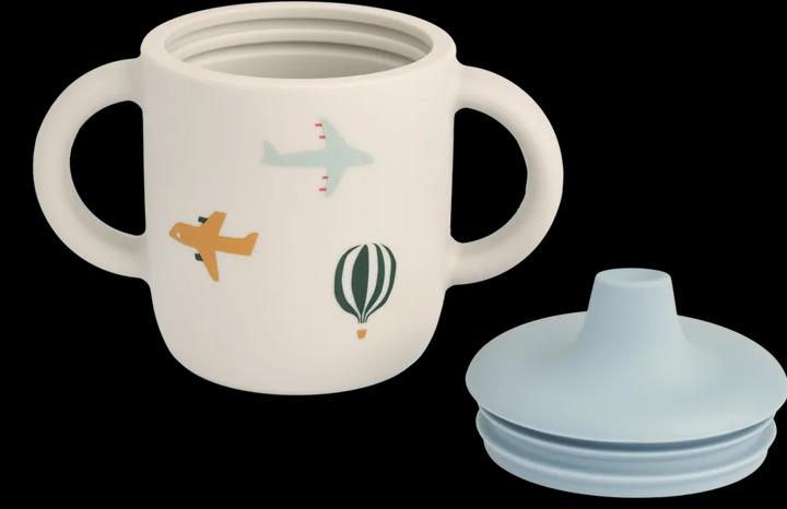 Produktbild Liewood Silikon Trinkbecher Schnabeltasse Cup Neil Aviator Ecru