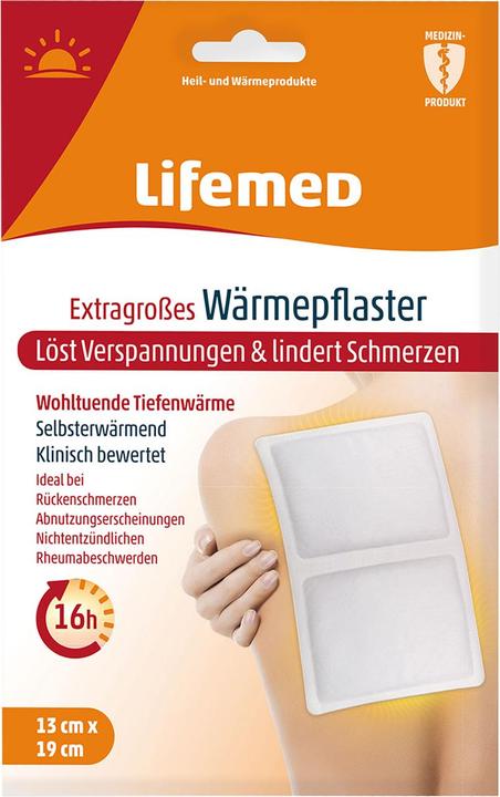 Lifemed Pansement thermogène, 190 x 130 mm, blanc (1 x)