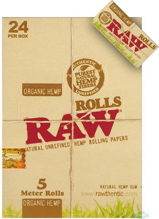 Immagine prodotto RAW 24 x rotoli Organic Slim, 5 m