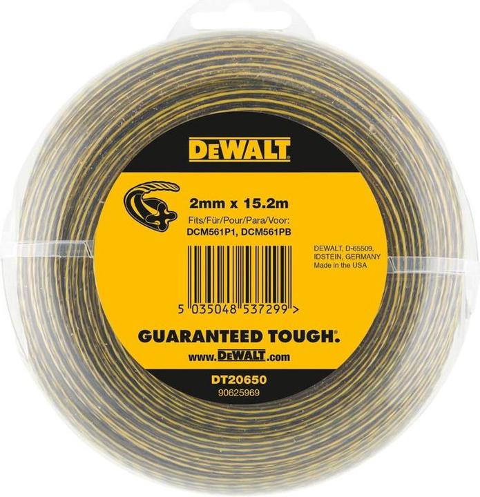 Actual product image DeWalt Trimmer thread 152 m/20 (Weed whacker, Trimmer line + line spool)