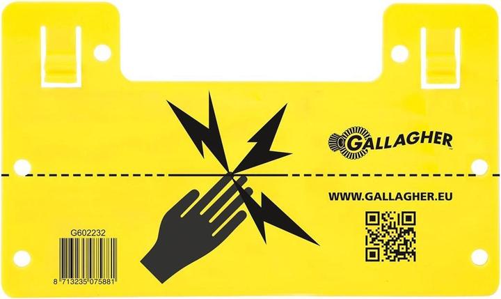 Produktbild Gallagher Warnschild "Elektrozaun"