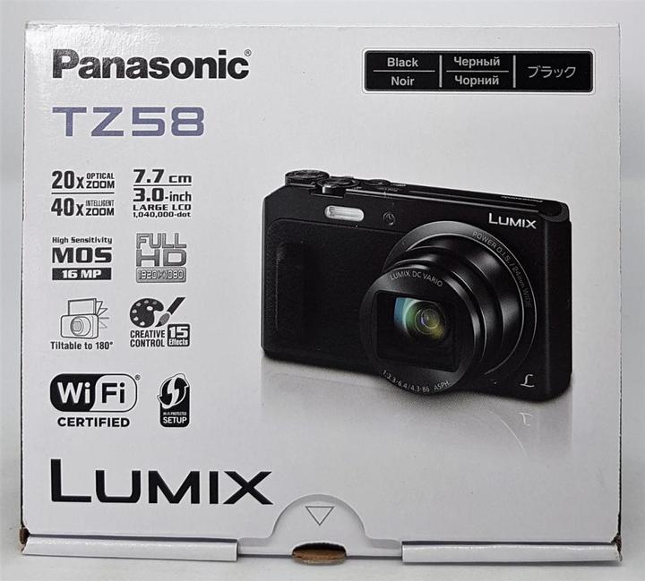 Actual product image Panasonic Lumix TZ58 (4.3 - 86 mm, 16 Mpx, 1/2,3'')