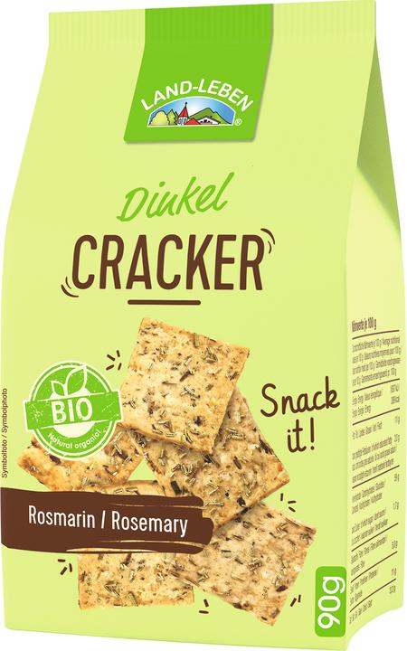 Image du produit Land-Leben LL Crackers bio à l'épeautre et au romarin 90g (90 g)