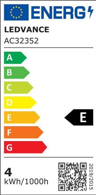 Energie-Label Osram Led Retrofit Classic P (E27, 40 W, 470 lm, 1 x, E)