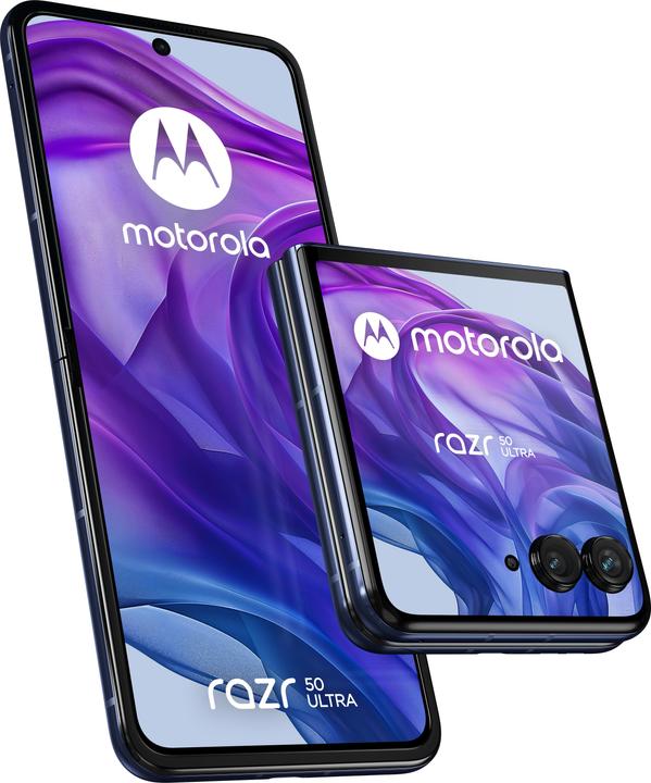 Actual product image Motorola Razr 50 Ultra (512 GB, Midnight Blue, 6.90", SIM + eSIM, 50 Mpx, 5G)