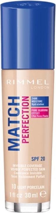 Image du produit Rimmel London Match Perfection SPF20 (010 Porcelaine légère)