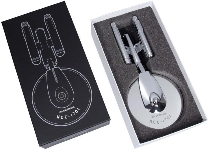 Produktbild Think Geek Star Trek TOS Pizzaschneider USS Enterprise NCC-1701 22 cm