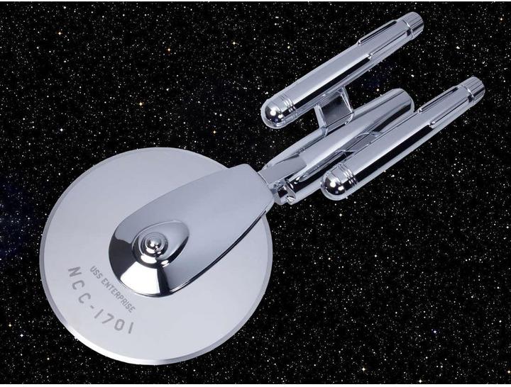 Produktbild Think Geek Star Trek TOS Pizzaschneider USS Enterprise NCC-1701 22 cm