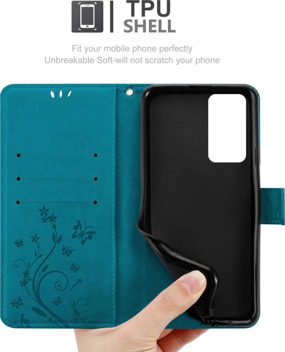 Image du produit Cadorabo Pochette Flower Book (OnePlus 9RT 5G)