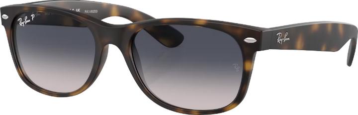 Actual product image Ray Ban NEW WAYFARER RB2132 blue polarised on havana M