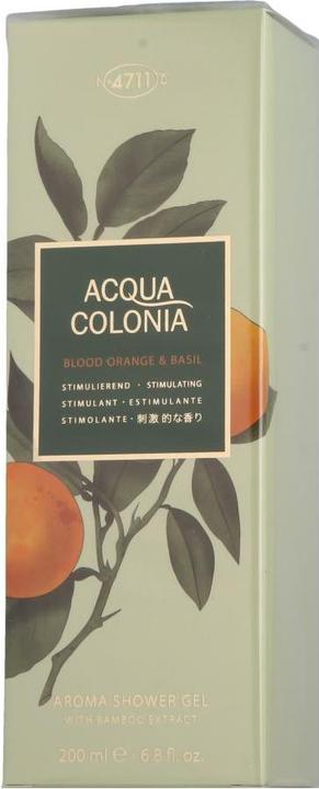 Actual product image Acqua Colonia 4711 Acqua Coloniaood Orange en Basil (Shower Gel 200ml) (200 ml)
